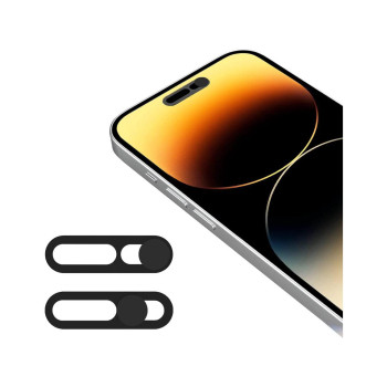 Стъклен screen protector Камера Blackout / Черен / за iPhone 15 Pro Max 6.7