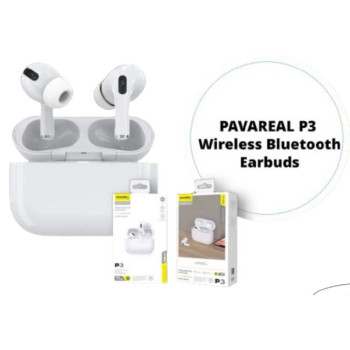Bluetooth Handsfree Wireless Pavareal TWS - P3 /Бял/ Bluetooth Handsfree Wireless Pavareal TWS - P3 /Бял/