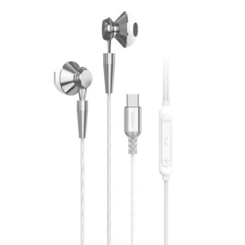 Handsfree Metal Pavareal M10C Type-C /Бял/