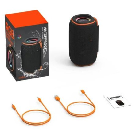 Aibimy MY266BTS Bluetooth тон колонка светеща / Водоустойчива (IPX6) / Черна /