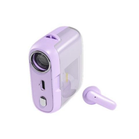 Bluetooth Handsfree Wireless + Slider Projector WEKOME S28 /Лилав/