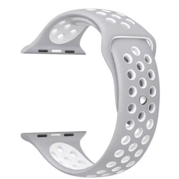 Силиконова спортна каишка за за Smart Watch 22m / Huawei GT, Samsung Gear и др. /Сив/