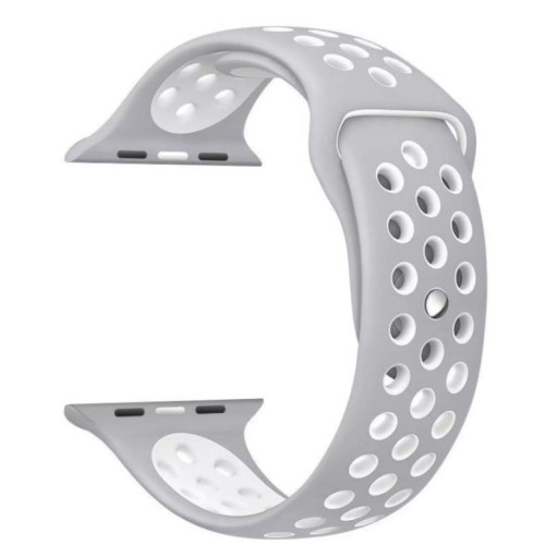 Силиконова спортна каишка за за Smart Watch 22m / Huawei GT, Samsung Gear и др. /Сив/