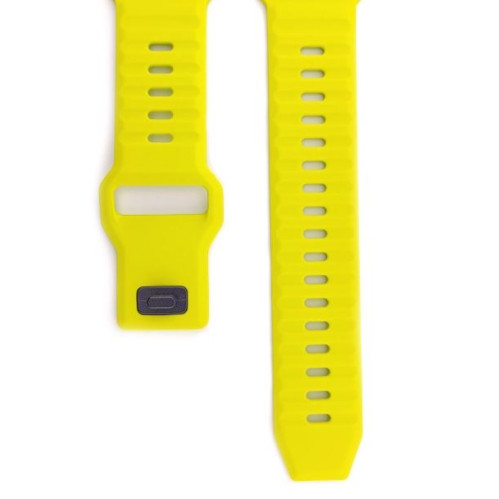Силиконова универсална релефна каишка за Smart Watch 22m / Huawei GT, Samsung Gear и др. / Лайм /