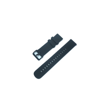 Силиконова универсална Smooth каишка метална закопчалка за Smart Watch 22m / Huawei GT, Samsung Gear и др. / Черен / Силиконова универсална Smooth каишка метална закопчалка за Smart Watch 22m / Huawei GT, Samsung Gear и др. / Черен /