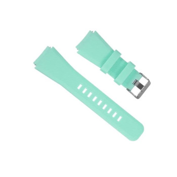 Силиконова универсална каишка метална закопчалка за Smart Watch 22m / Huawei GT, Samsung Gear и др. / Тюркоаз / Силиконова универсална каишка метална закопчалка за Smart Watch 22m / Huawei GT, Samsung Gear и др. / Тюркоаз /