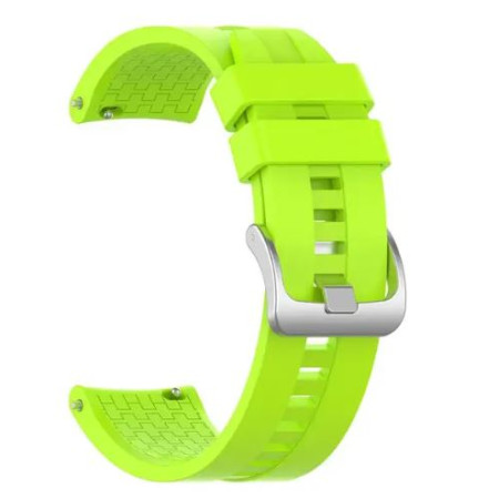 Регулируема силиконова каишка за Smart Watch 22m /Huawei GT, Samsung Gear и др. / Зелен /