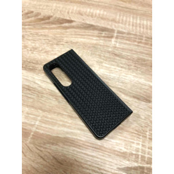Калъф PVC Плетен Samsung Z Fold 3 / Черен /