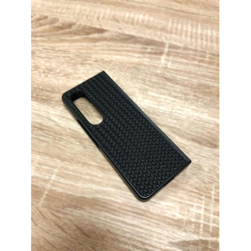 Калъф PVC Плетен за Samsung Z Fold 5 / Черен /