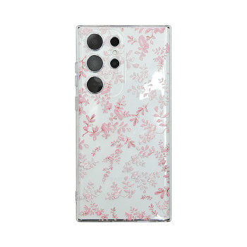 Калъф силикон ART Цветя за Samsung Galaxy S24 / Прозрачен /