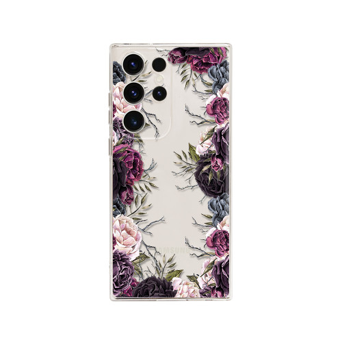 Калъф силикон ART Рози за Samsung Galaxy S23 Plus / Прозрачен /
