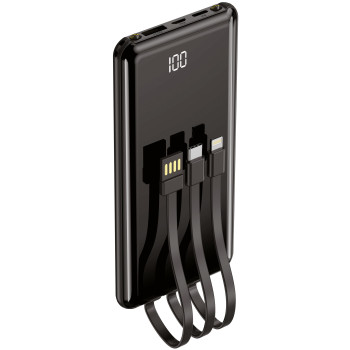 Power bank Setty WK-101 /Lightning(iPhone) + PD + USB QC/ 10000mAh / Черен / Power bank Setty WK-101 /Lightning(iPhone) + PD + USB QC/ 10000mAh / Черен /
