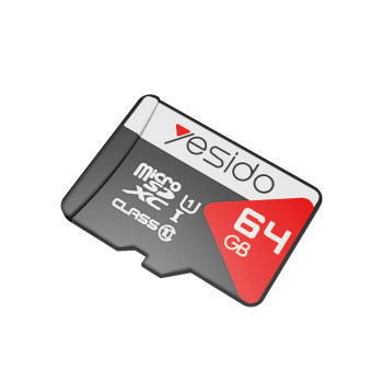 Yesido FL14 Memory MicroSD Card 64GB c адаптер /CLASS 10/