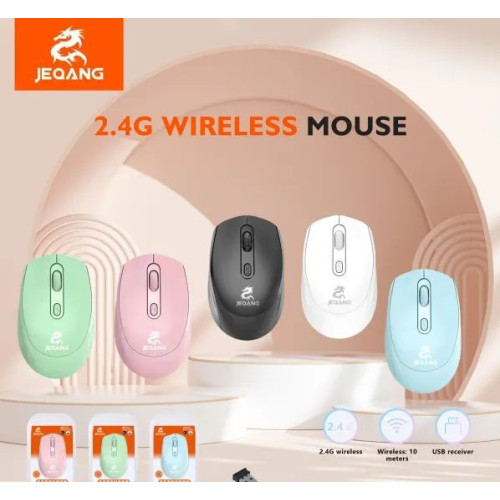 Wireless Мишка JW-D228 2.4G / Бял /