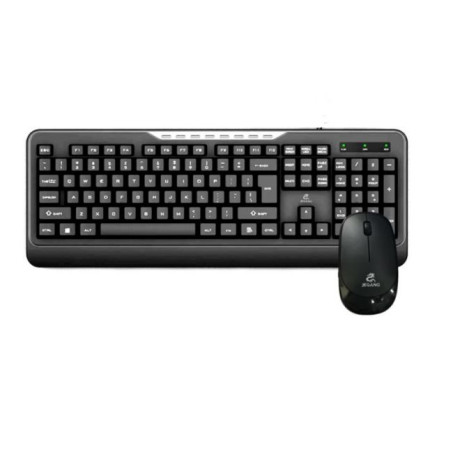 Wireless Клавиатура + Мишка JW-6800 / Черен /