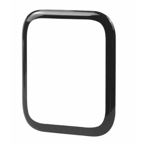 Coteci силиконов screen protector / черна рамка / за Apple Watch 7/8 41mm