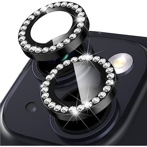 Camera Lens Stone за iPhone 13 / 13 Mini / Тъмносив / Camera Lens Stone за iPhone 13 / 13 Mini / Тъмносив /