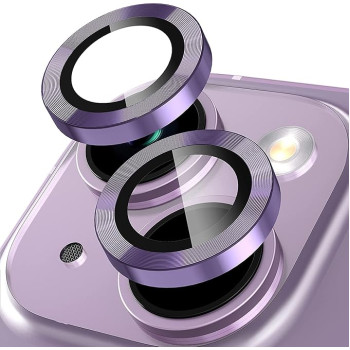 Camera Lens за iPhone 14 / 14 Plus / Тъмнолилав /