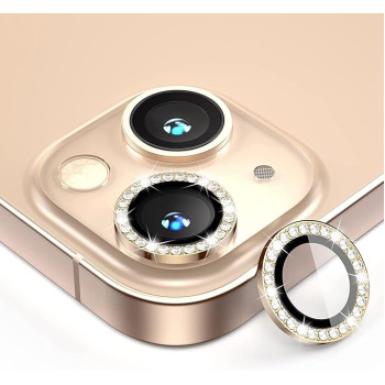Camera Lens Stone за iPhone 13 Pro / 13 Pro Max / Златен /