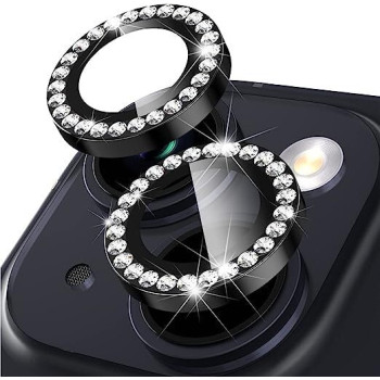 Camera Lens Stone за iPhone 13 Pro / 13 Pro Max / Тъмносив /