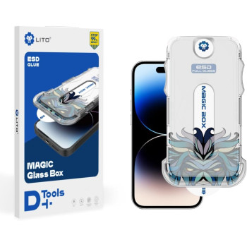 LITO Стъклен Screen Протектор Лесно Поставяне за iPhone 12 Pro Max 6.7