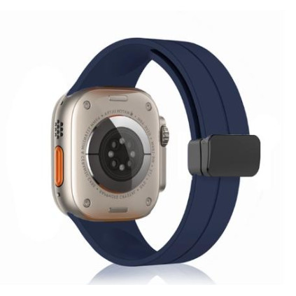 Coteci магнитна силиконова каишка W108 за Apple Watch 42/44/45/49mm /Лилав/