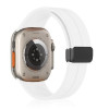 Coteci магнитна силиконова каишка W108 за Apple Watch 42/44/45/49mm /Бял/