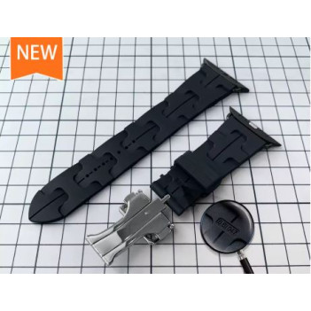 Coteci силиконова каишка W113 за Apple Watch 42/44/45/49mm /Черен/