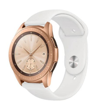 Coteci универсална силиконова каишка W42 за Smart Watch 20mm / Huawei GT, Samsung Gear и др. / Бял /