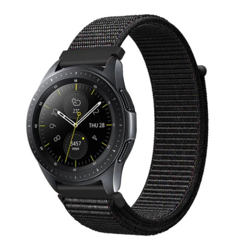 Coteci текстилна каишка W40 за Smart Watch 20mm / Huawei GT, Samsung Gear и др. / Черен /