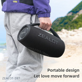 Bluetooth Тон Колона Zealot S97 /Черен/ 80W Bluetooth Тон Колона Zealot S97 /Черен/ 80W