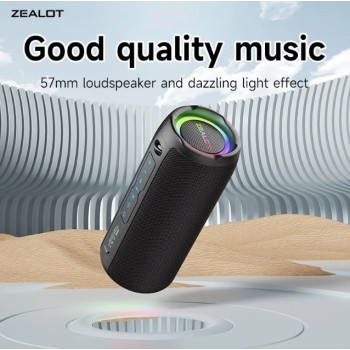 Bluetooth Тон Колона Zealot S49 Pro /Черен/ 20W Bluetooth Тон Колона Zealot S49 Pro /Черен/ 20W