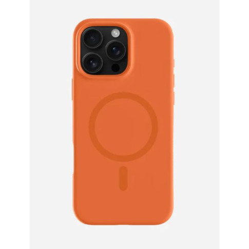 Калъф Liquid Silica MagSafe за iPhone 13 Pro Max 6.7 / Оранжев /