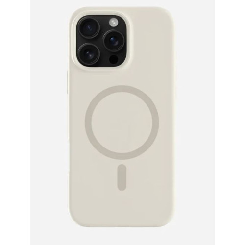 Калъф Liquid Silica MagSafe за iPhone 14 Pro Max 6.7 / Млечно Бял /