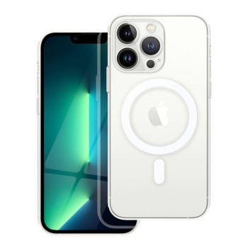 Калъф силикон MAG COVER MagSafe за iPhone 15 Pro 6.1 / Прозрачен /