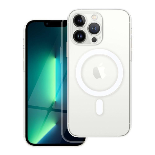 Калъф силикон MAG COVER MagSafe за iPhone 15 Pro 6.1 / Прозрачен /