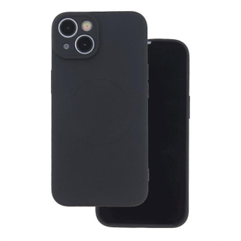 Калъф силикон Soft MagSafe / Черен / за iPhone 15 Pro 6.1