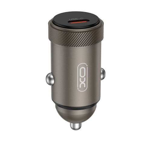 12V Зарядно за автомобил XO-CC70 PD 30W/ 1xType-C / Черен /