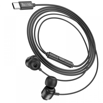 HOCO Слушалки M122 Type-C (Черен) HOCO Слушалки M122 Type-C (Черен)