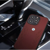 1870 BMW Hardcase iPhone 13 Pro - Perforated Curve - Red
