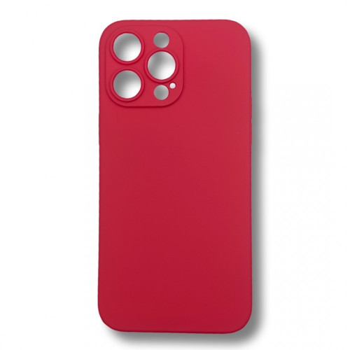 Силиконов гръб TP18+камера за iPhone 13 Pro - Винен