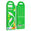 HOCO кабел X122 2.4A USB към Lightning (1M) - Бял HOCO кабел X122 2.4A USB към Lightning (1M) - Бял