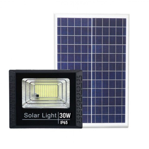 Соларен LED прожектор Dylect Eco SLP-6 30W – IP65, с дистанционно управление