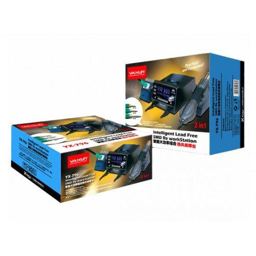 YAXUN YX-796 120W Професионална автоматична запояваща станция за заспиване с цифров дисплей YAXUN YX-796 120W Професионална автоматична запояваща станция за заспиване с цифров дисплей