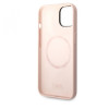8058 Karl Lagerfeld iPhone 14 Pro Hardcase Backcover - Karl's Head - Magsafe Compatible - Pink