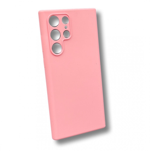 Silicone case TP-59 +камера за Samsung S25 Ultra - Розов