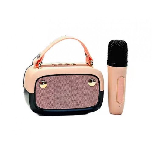Преносима Tонколона KK-01 , BT,USB,SD,FM,AUX LED RGB - Златист Преносима Tонколона KK-01 , BT,USB,SD,FM,AUX LED RGB - Златист