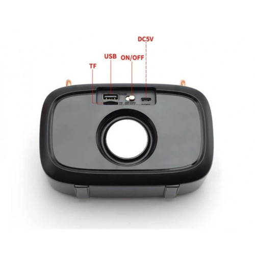 Преносима Tонколона KK-01 , BT,USB,SD,FM,AUX LED RGB - Златист Преносима Tонколона KK-01 , BT,USB,SD,FM,AUX LED RGB - Златист