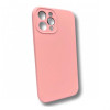 Silicone case TP-59 +камера за iPhone 17 Pro Max - Розов