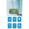 Преносима тонколона KISONLI KS-2003 5W - Син TF карта, USB, FM радио, зареждане тип C